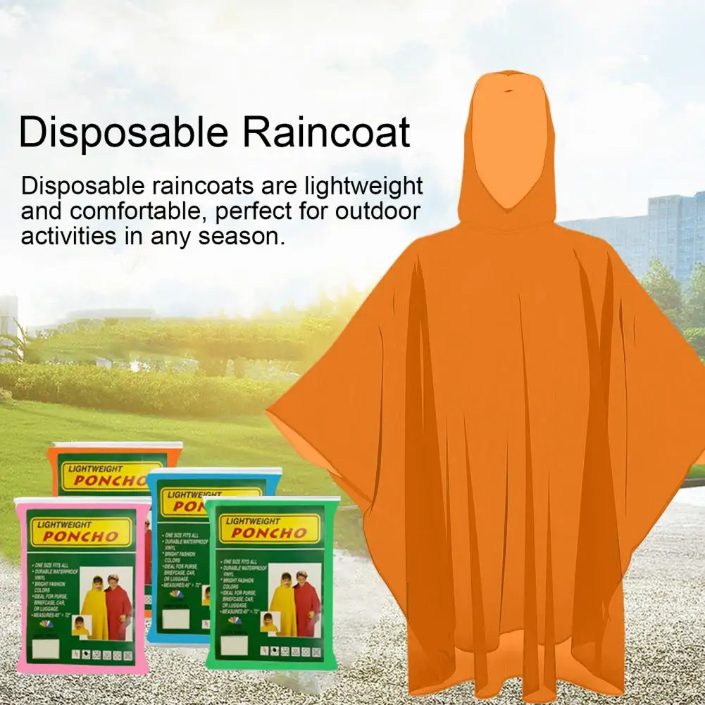 Kids/Adults Raincoat Disposable Rain Ponchos Waterproof Hooded Rain Cape Outdoor Portable Universal Women/Men Rain Poncho 우비