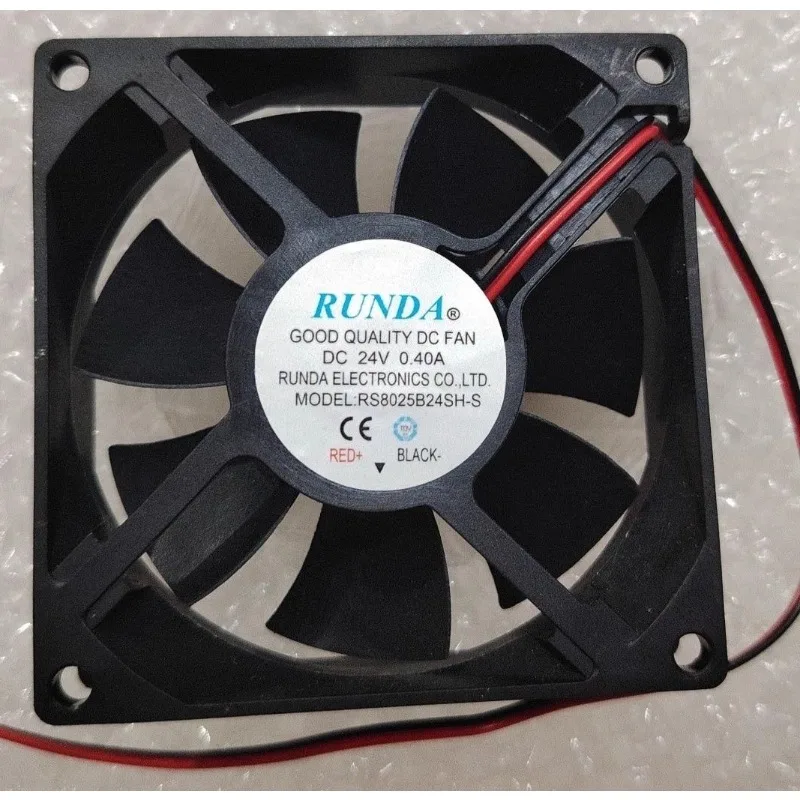 NEW Cooler Fan for RUNDA RS8025B24SH-S 8025 24V 0.40A Inverter Cooling Fan 80*80*25MM