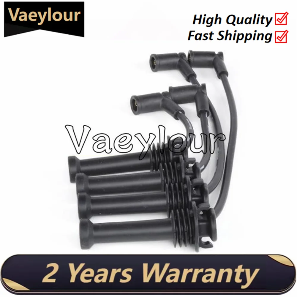 4 Uds 0986357208 Kit de cables de encendido de bujía de coche Cable para Ford Fiesta IV V VI para Focus I II III Fusion Mondeo IV para Mazda 2