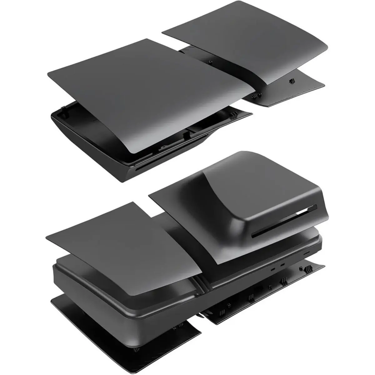 For Slim Disc Edition, for Slim Cover Accessories Faceplate, Side Face Panel Shell Replacement Protective Case