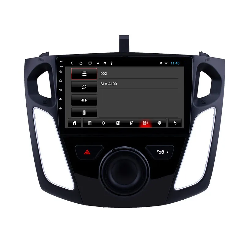 Autoradio Android 9.0, 1 Go/16 Go, WiFi, BT, lecteur DVD, pour voiture Ford Focus (2011-2015)