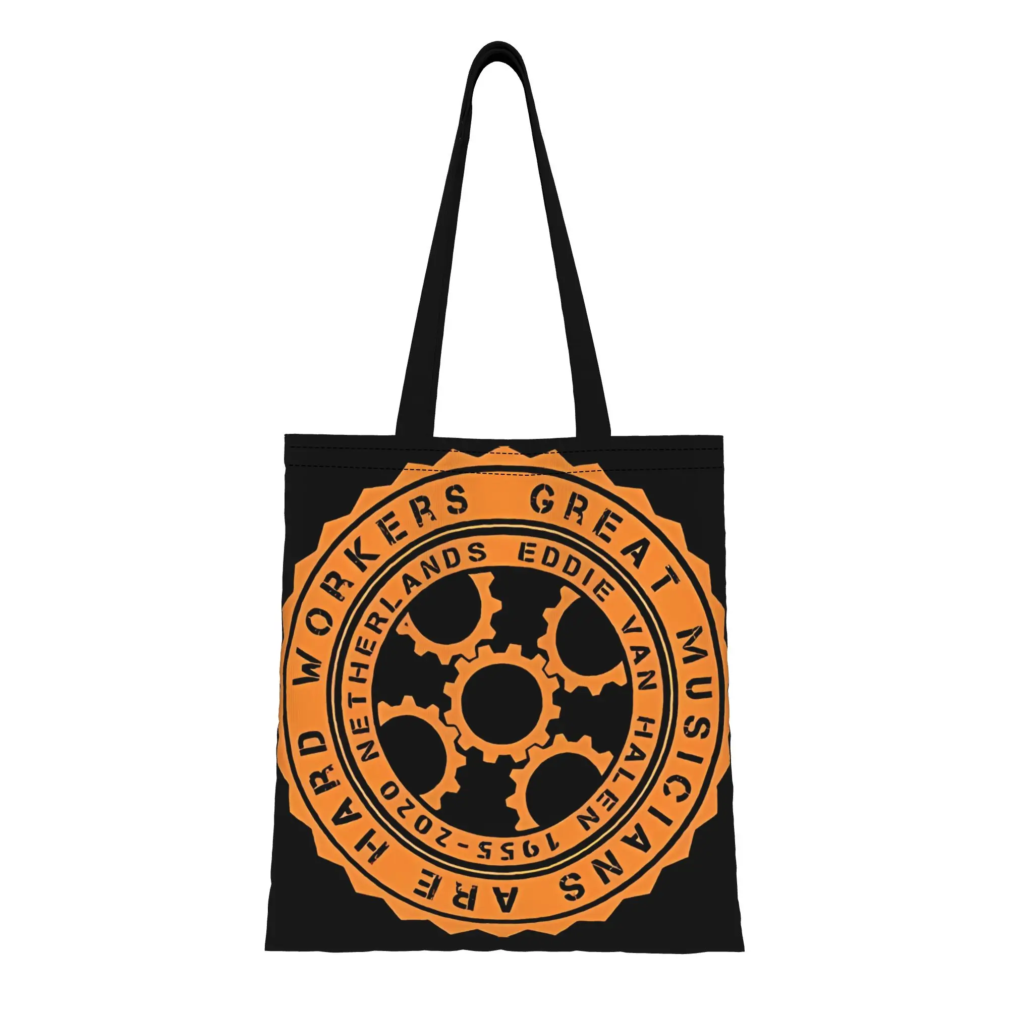 

Van Halen retro rock Music Canvas Woman Tote Bag Perfect for Shopping Travel Outdoor Heavy Duty Shoulder Handbag