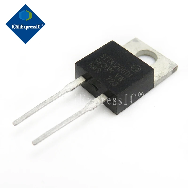 10 قطعة/السلع STTA1206DI STTA1206D STTA1206 DIODE GEN PURP 600V 12A TO220AC. في المخزون