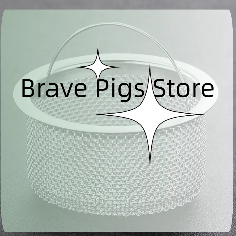 Stainless Steel Kitchen Sink Drain Strainer Fine Mesh Easy Lift Handle Prevents Food Waste Clogging Pipes For Daily Use