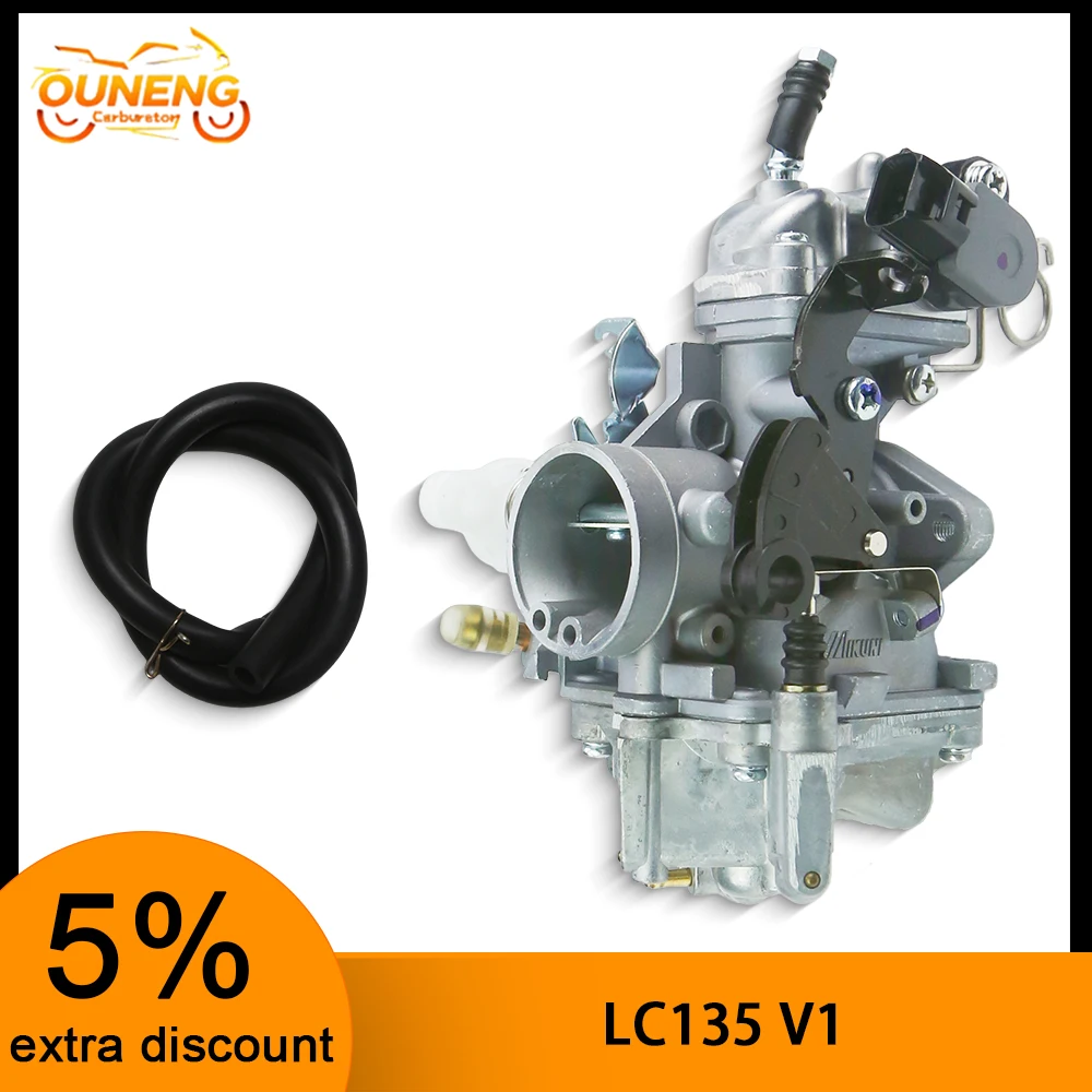 Motorcycle Carburetor Carburador Kit For LC135 V1 Spark 135 4 Speed Motorbike Engine Repair Parts
