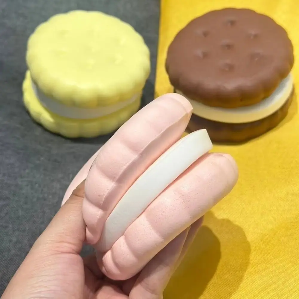 Creative Big Cookie Squeeze Toy Soft Slow Rising Feature Slow Rising Toy Stress Relief Sensory Fidget Adults Gift