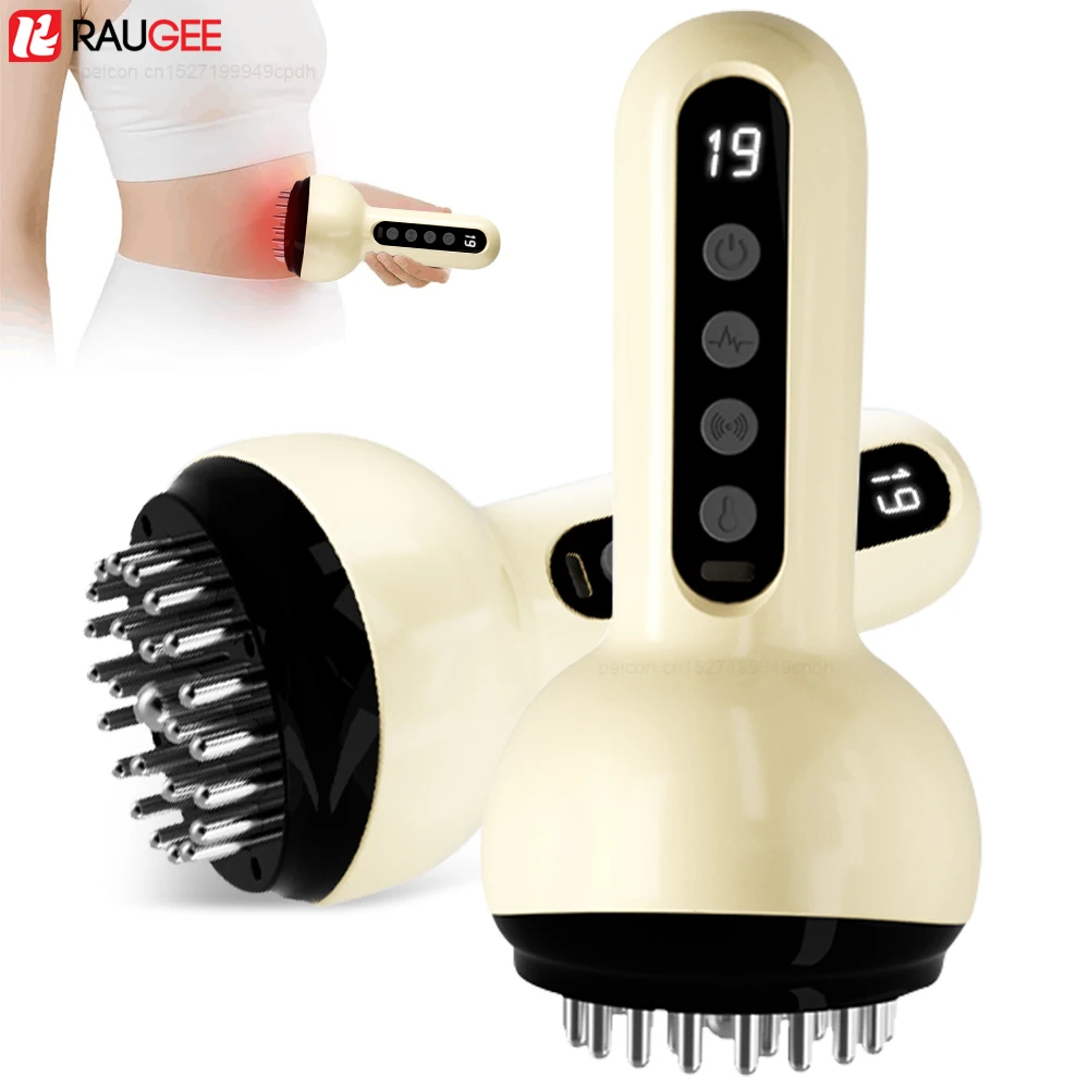 

Электрическая щетка с меридианом для массажа всего тела, перезаряжаемый инструмент для релаксации меридиана, 19 передач, 4 в 1, массажная щетка с меридианом