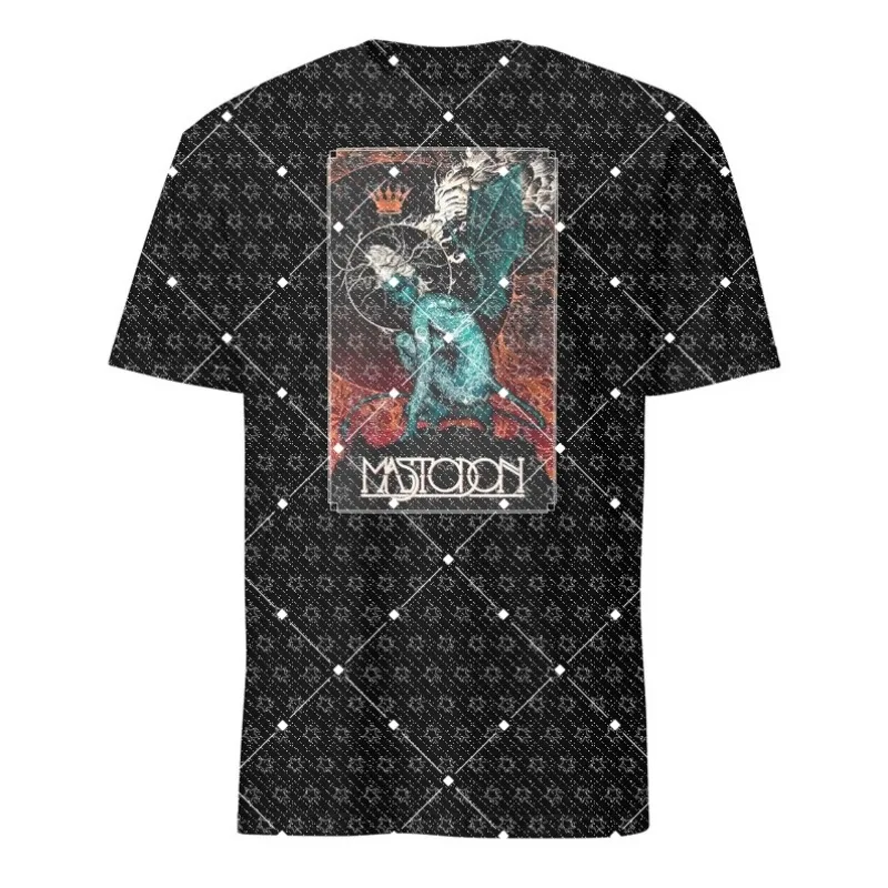 New Heavy Metal Series Band Support Short Sleeve Cotton Casual Fashion T-shirt Comfortable Surrounding T-shirt