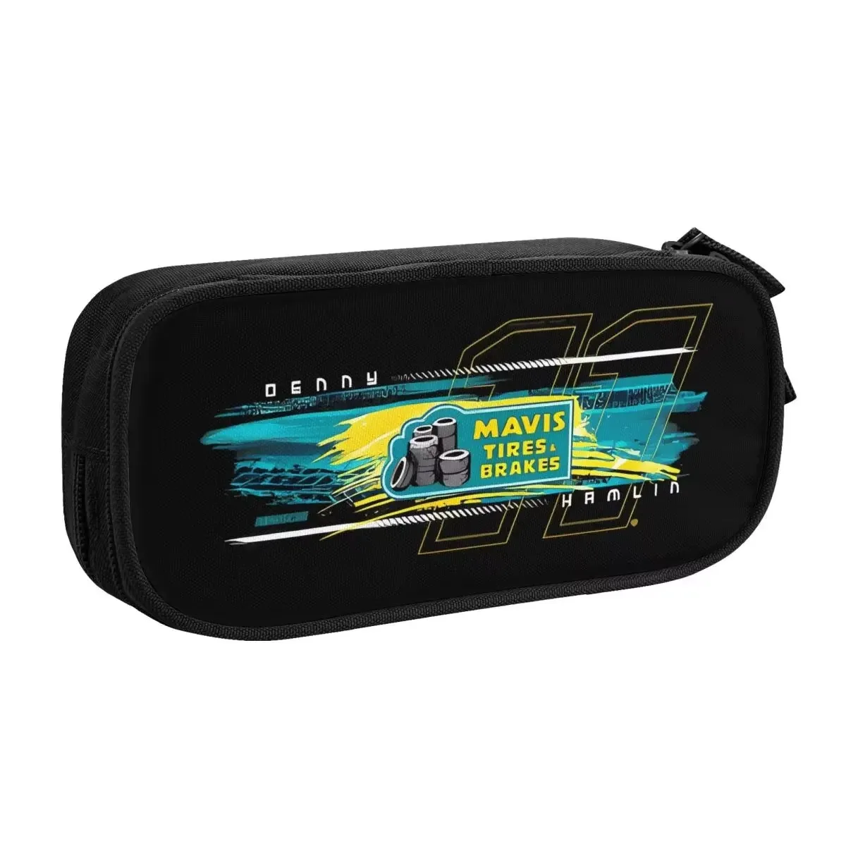 

Denny Hamlin 11 Big Capacity Pencil Pen Case Office College School Large Storage Bag Pouch Holder Box Organizer
