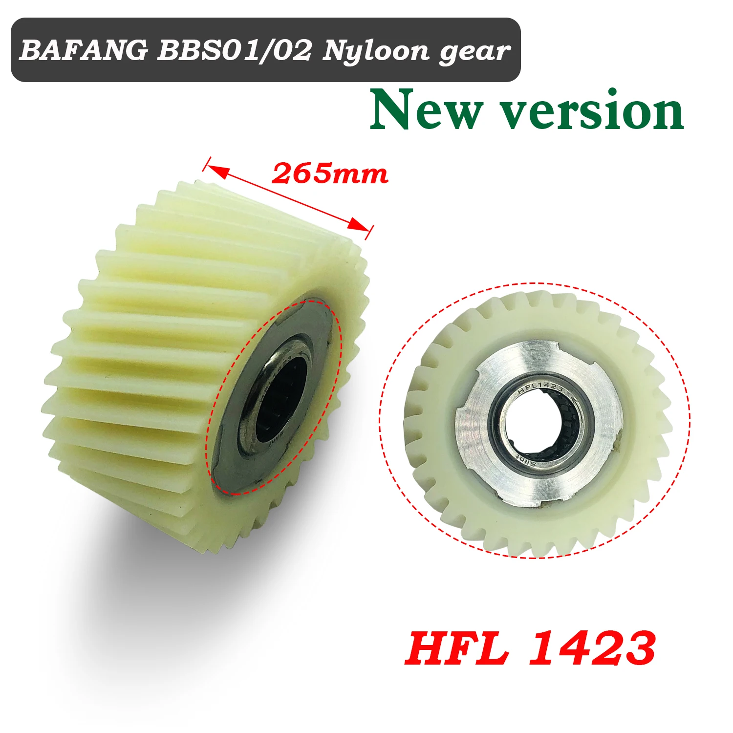 Bafang Nylon Gear 8fun BBS01 BBS02 BBSHD Mid Motor Internal Gear Electric Bicycle Central Drive Motor Parts Replacem