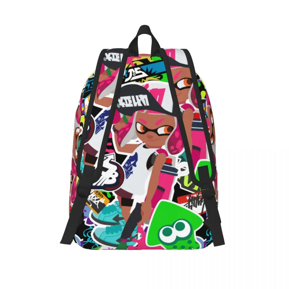 Gioco Splatoon per uomo donna studente scuola Bookbag Cute Octopus Daypack medio alto College escursionismo