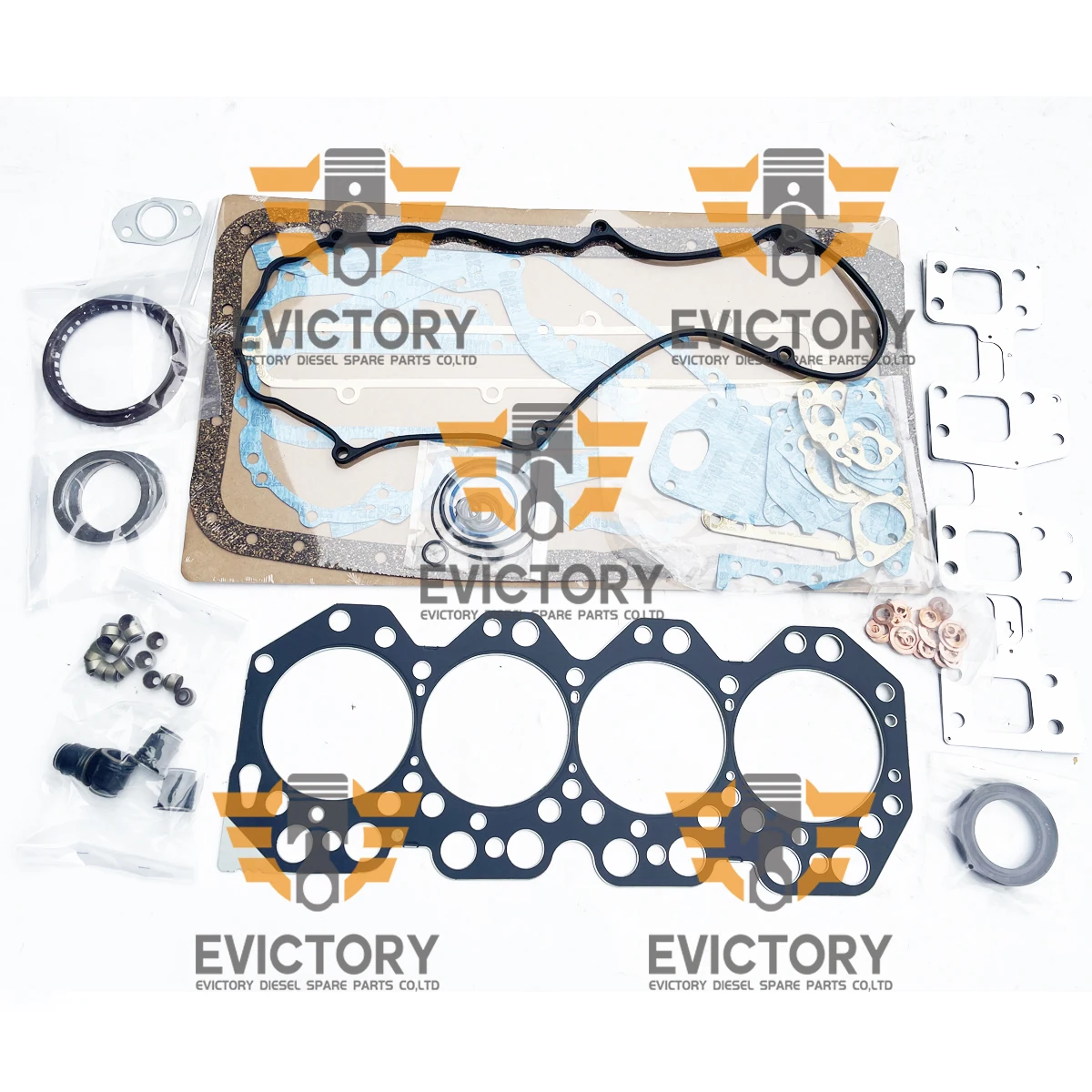 FOR TOYOTA DYNA 15B 15B-FT 15B-FTE Complete Gasket Kit with cylinder head gasket oil seal