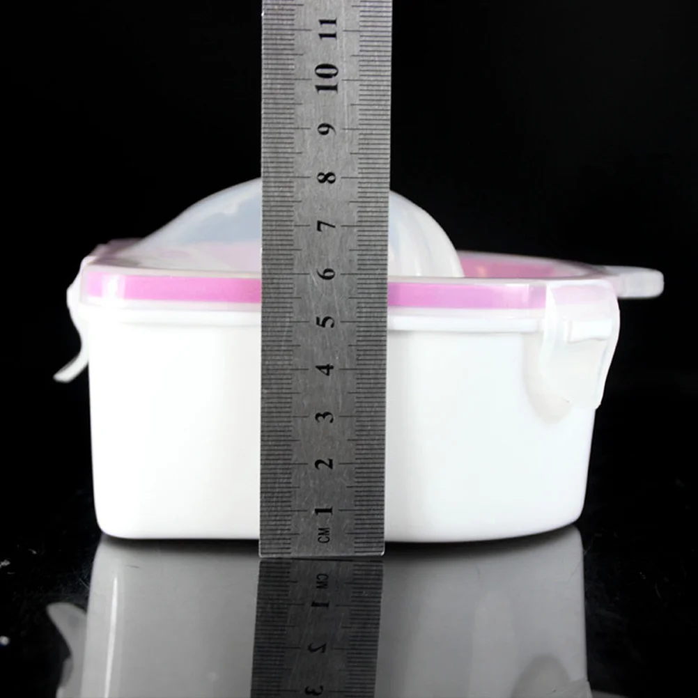 2 قطعة وعاء نقع الأظافر تصميم طبقتين للاستخدام في صالونات التجميل المنزلية وعاء مانيكير الجلد الميت تمرغ علاج الأظافر مجموعة سبا