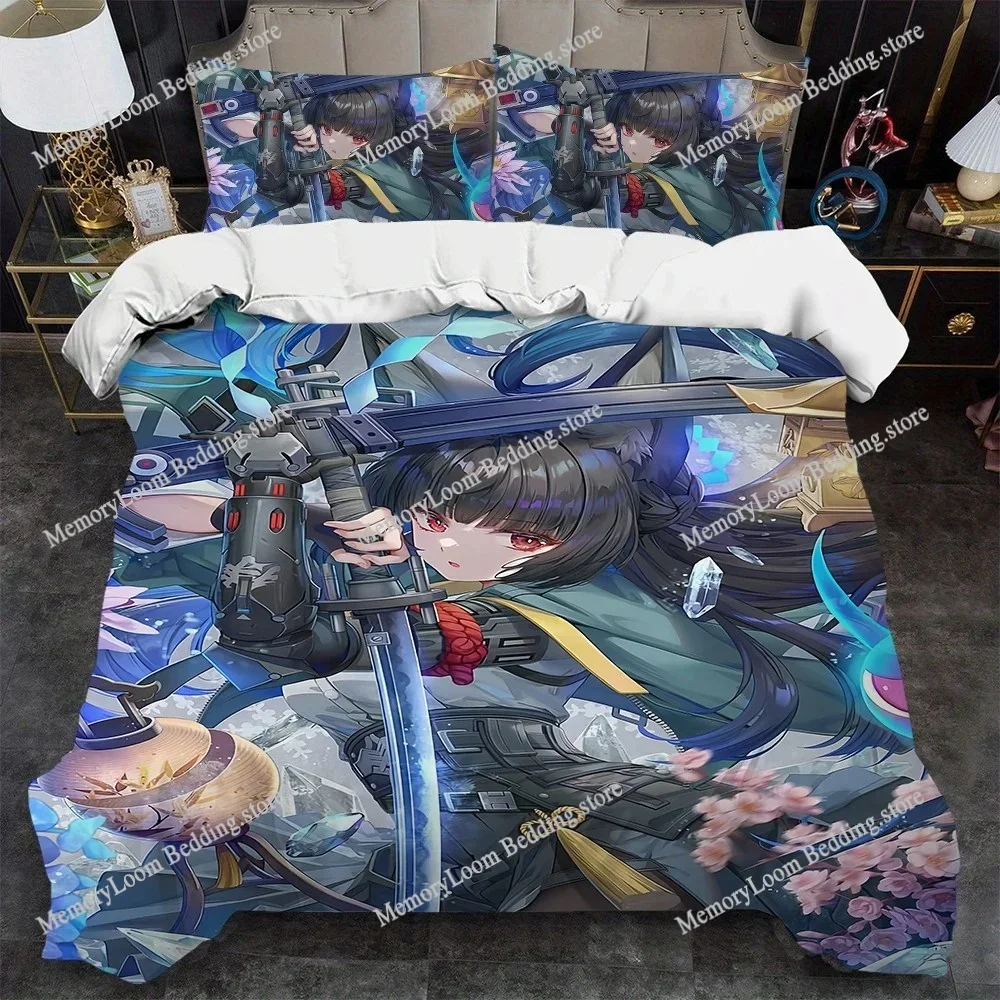 

Zenless Zone Zero Miyabi Hoshimi Duvet Cover Set Bedding Soft Laundry Cotton Bed Four Seasons Student Dormitory Home Textile963