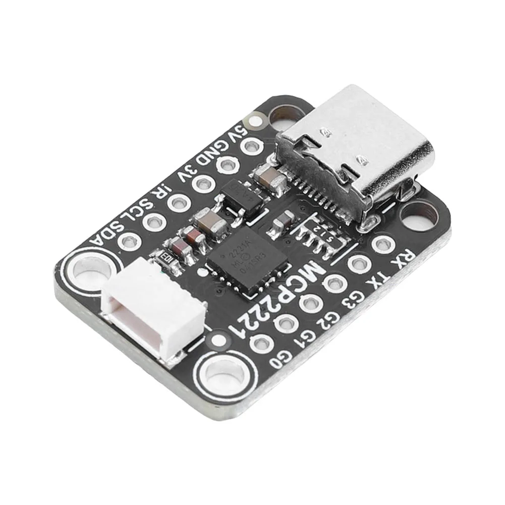 MCP2221A USB To GPIO Adapter ADC I2C USB To GPIO Converter USB To GPIO Module Board for Stemma QT/Qwiic