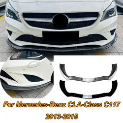 Car Front Bumper Lip Splitter Diffuser Body Kit For Mercedes-Benz CLA-Class C117 2013-2015 Cars Exterior Modification Parts