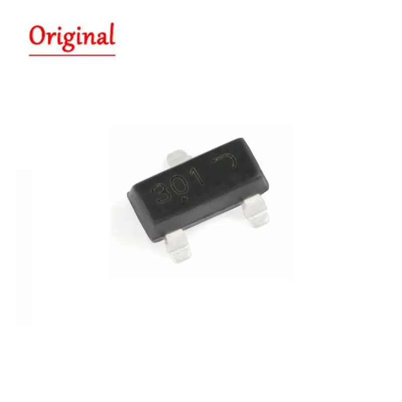 20Pcs FDV301N 301 SOT-23 FDV302P 302 FDV303N 303 FDV304P 304 FDV305N 305 MOS field effect tube p-channel transistor