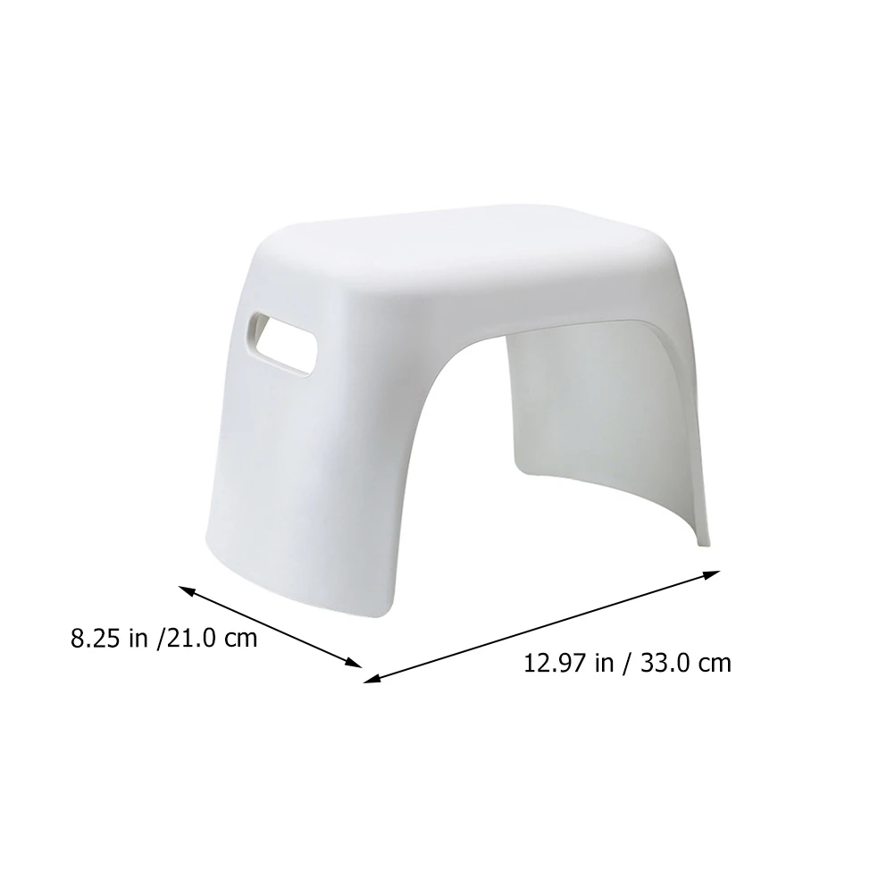 Sturdy Anti-Slip s Plastic Bathroom Footstool Home Stackable Pp Sitting Simple Footstool Plastic Stool Home
