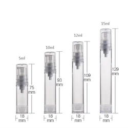 5ml 10ml 15ml 30ml 50ml  plastic airless bottle,pump,vacuum,lotion spray bottle,sample Cosmetic Packaging for Eye Cream