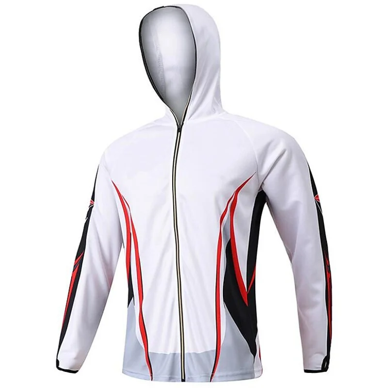 Long Sleeve Anti-UV Comfortable Men's Sublimation Fishing Hoodie High-Quality Round Neck Printing Fishing Clothing