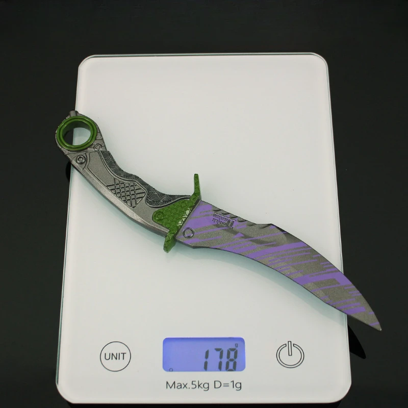 22 cm Arena Breakout Game Randapparatuur Rapid Attack Kromzwaard Weapo Model Legering Mes Ornamenten Collectie Ambachten Geschenken Speelgoed Kinderen