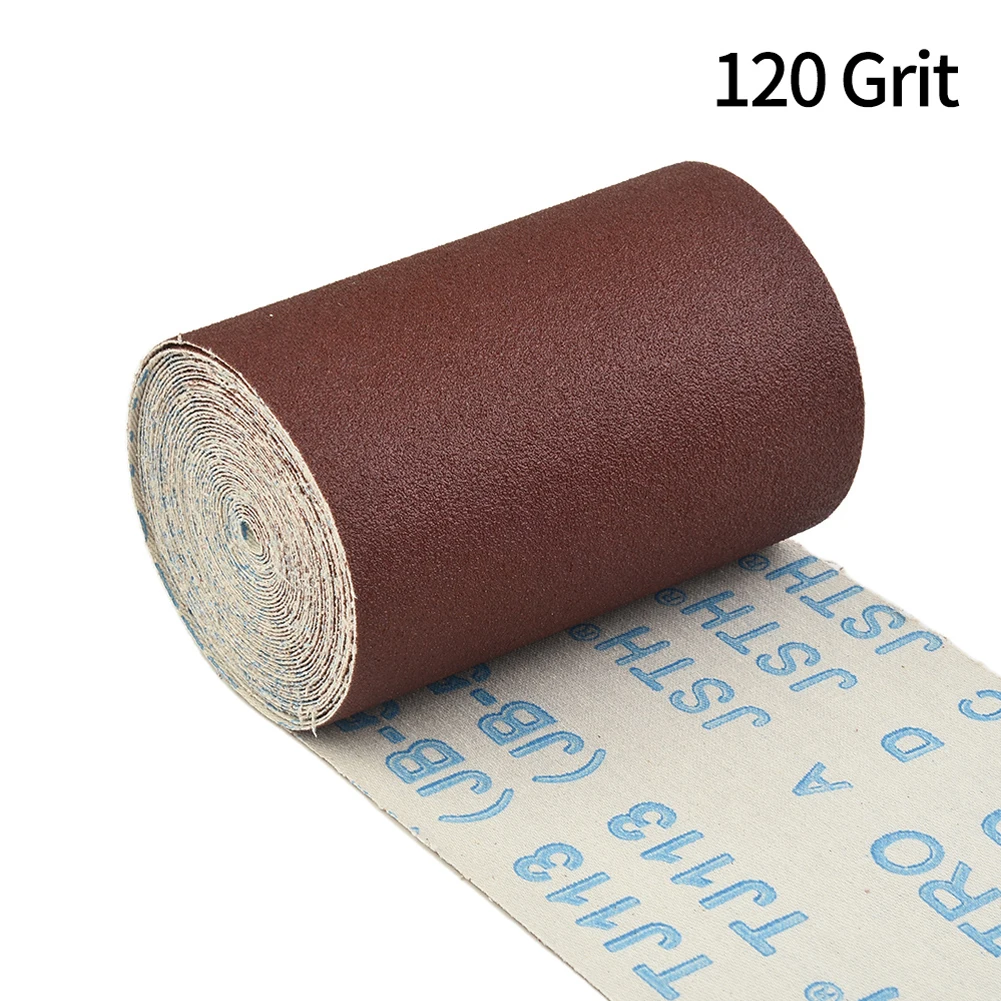 Imagem -03 - Rolo Lixa 80 120 180 240 320 600 Grit Areia Papel Emery Pano Água Lixar Seco Papel Ferramentas Abrasivas 10m