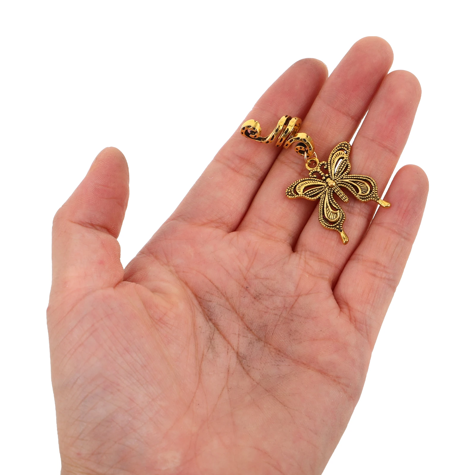 

12pcs Retro Hair Accessories Combination Lightweight Alloy Butterfly Braid Clips Vintage Design Styling Tools Hair Ornaments