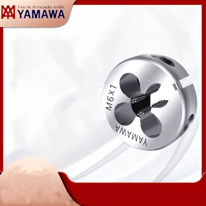 Japan 1PCS YAMAWA Import HSS-EX Round Die UNC UNF 2-56 4-40 6-32 8-32 10-24 12-24 1/4 3/8 1/2 5/8 Machine Screw Threading Dies
