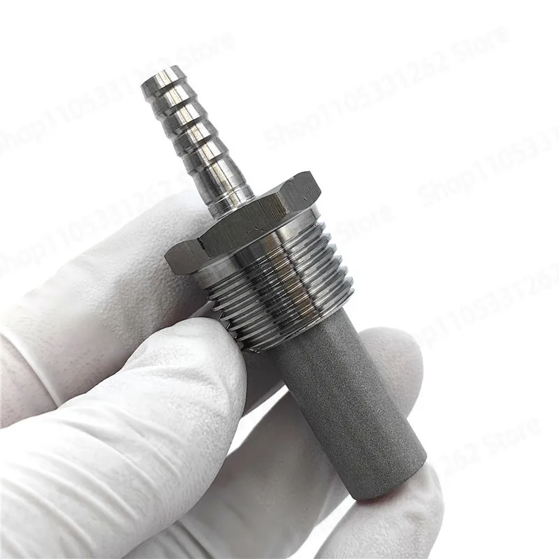316 Stainless Steel Aeration Head Corrosion Pressure Resistant 5-100 Microns, Metal Sintered Porous Filter Element