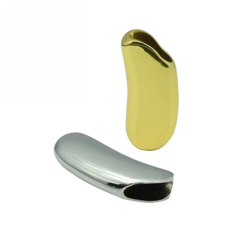 Banana-Shaped Alloy Metal Lighter Case, Brushed Finish for Bic J5 Lighter Cigar Accessory & Stylish Gift (Lighter Not Included)