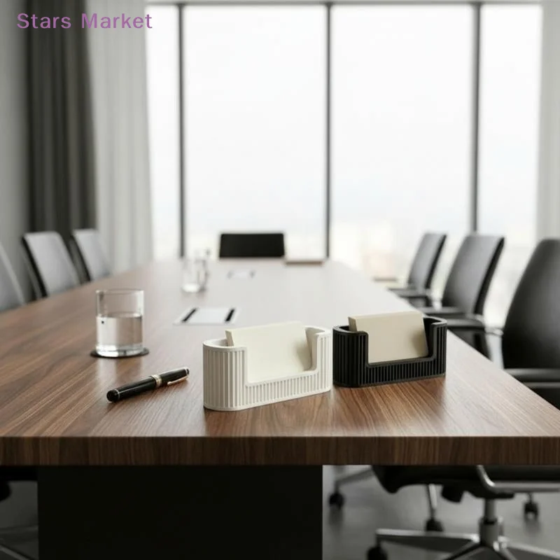 New Business Card Holder And Desktop Storage Box Suitable For Office Reception Desk Shelf Desktop Business Card Display Stand