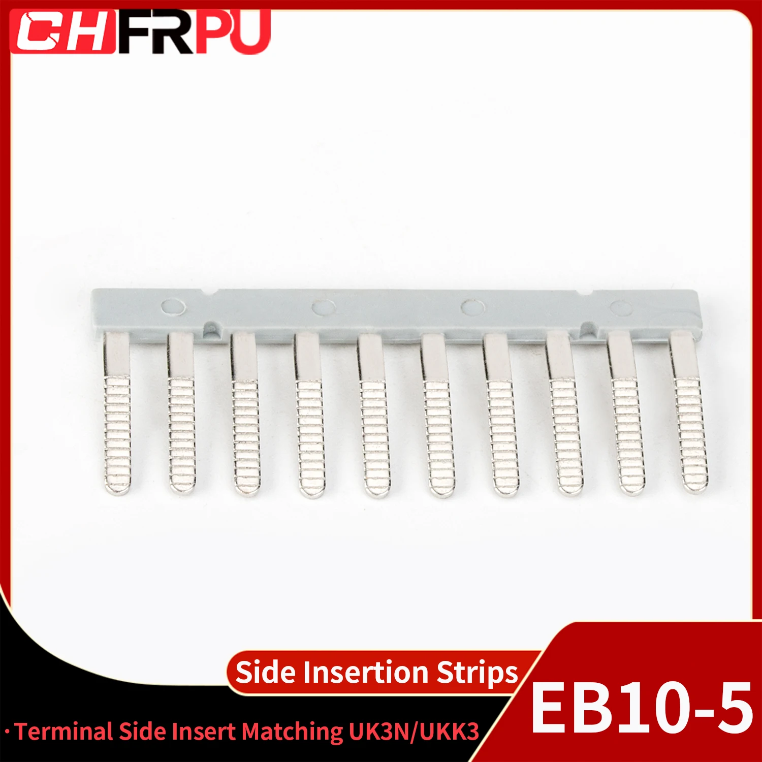 EB10-5 10-6 10-8 UK Terminal blocks Insertion Bridge 10pcs For UK Type DIN Rail terminal Blocks Accessories Wiring Jumpers