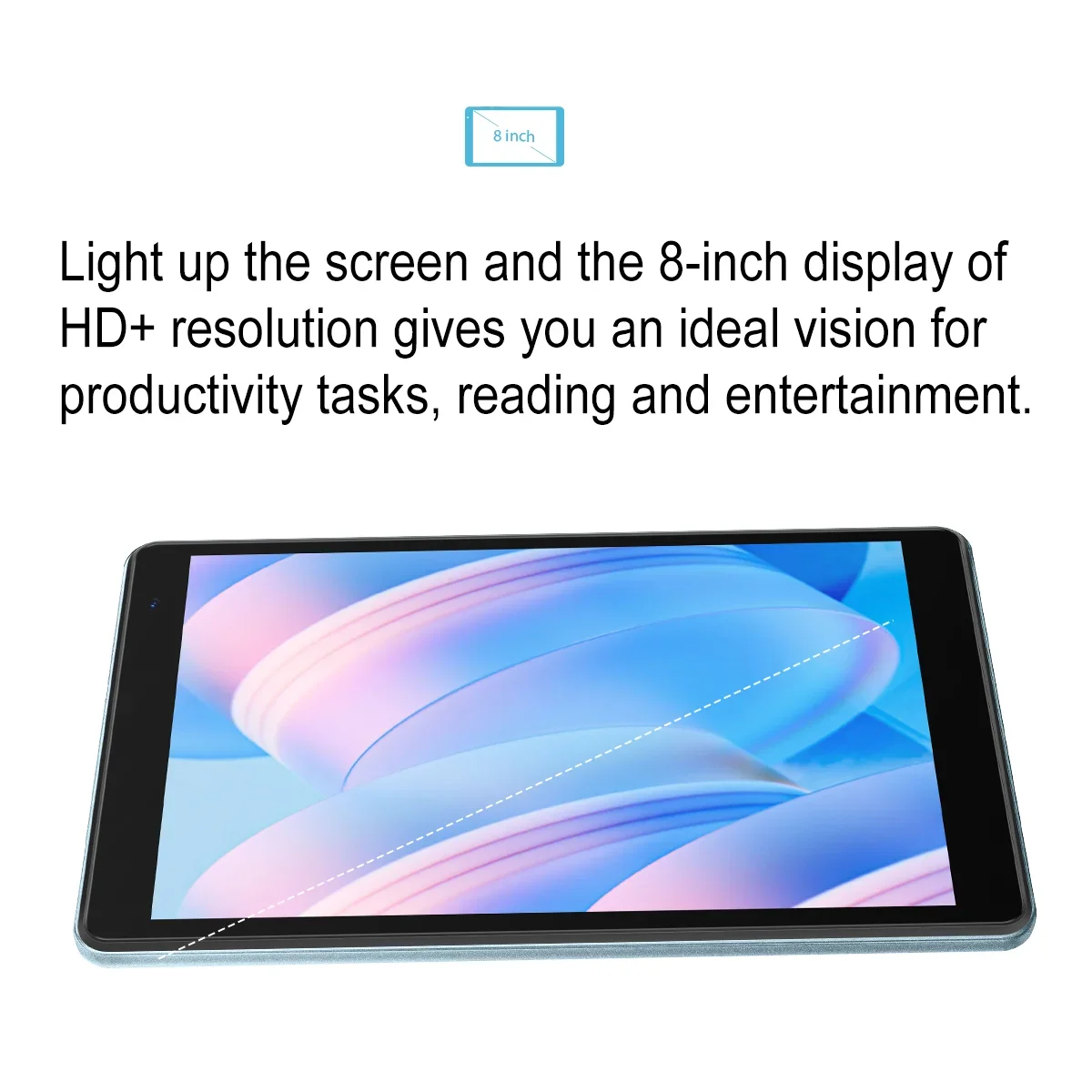 Blackview Tab 5 tablet  8-inch HD + IPS Display  Android 12 Dual BoxSpeakers 5580mAh Battery  5GB(3+2) 64GB Android Pad PC