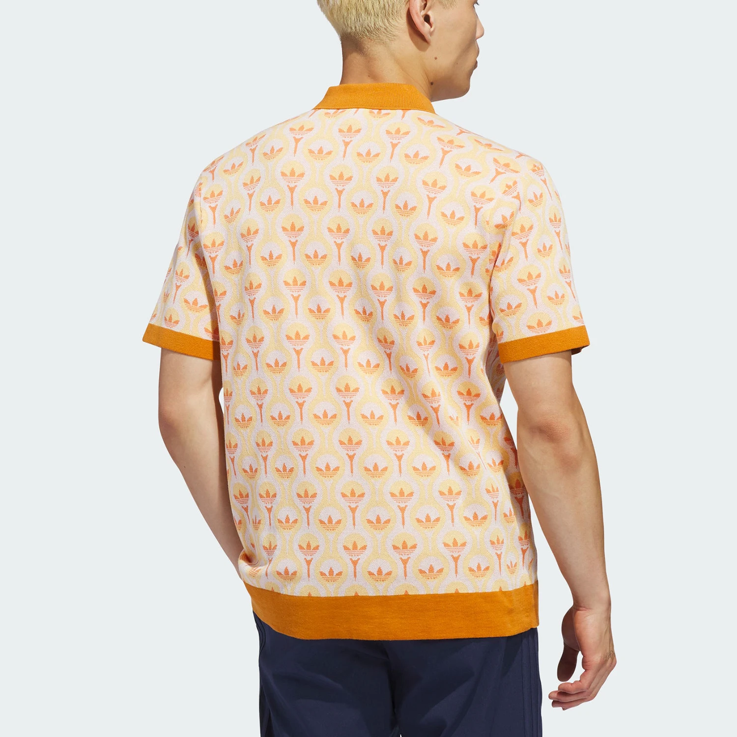 Adidas genuine clover KNITPOLO new men's skin friendly outer shirt KB8579