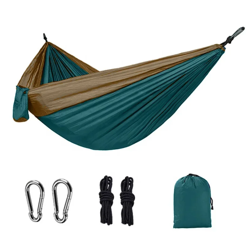 

Camping Hammocks Double & Single Portable Swings w/ Tree Straps and Hooks for Travel, Beach, Backyard, Patio, Hiking,Garden