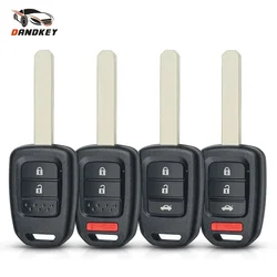 Dankdey 3PCS 2/3/4 Buttons Car Remote Key Shell Case Fob Cover For Honda CRV Civic Accord LX Fit 2013 2014 2015 2016 2017