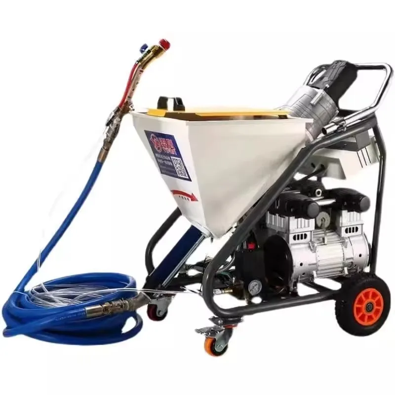 

Genuine High Power Fully Automatic Real Stone Paint Spraying Machine Fireproof Exterior Wall Insulation Power Spray Guns