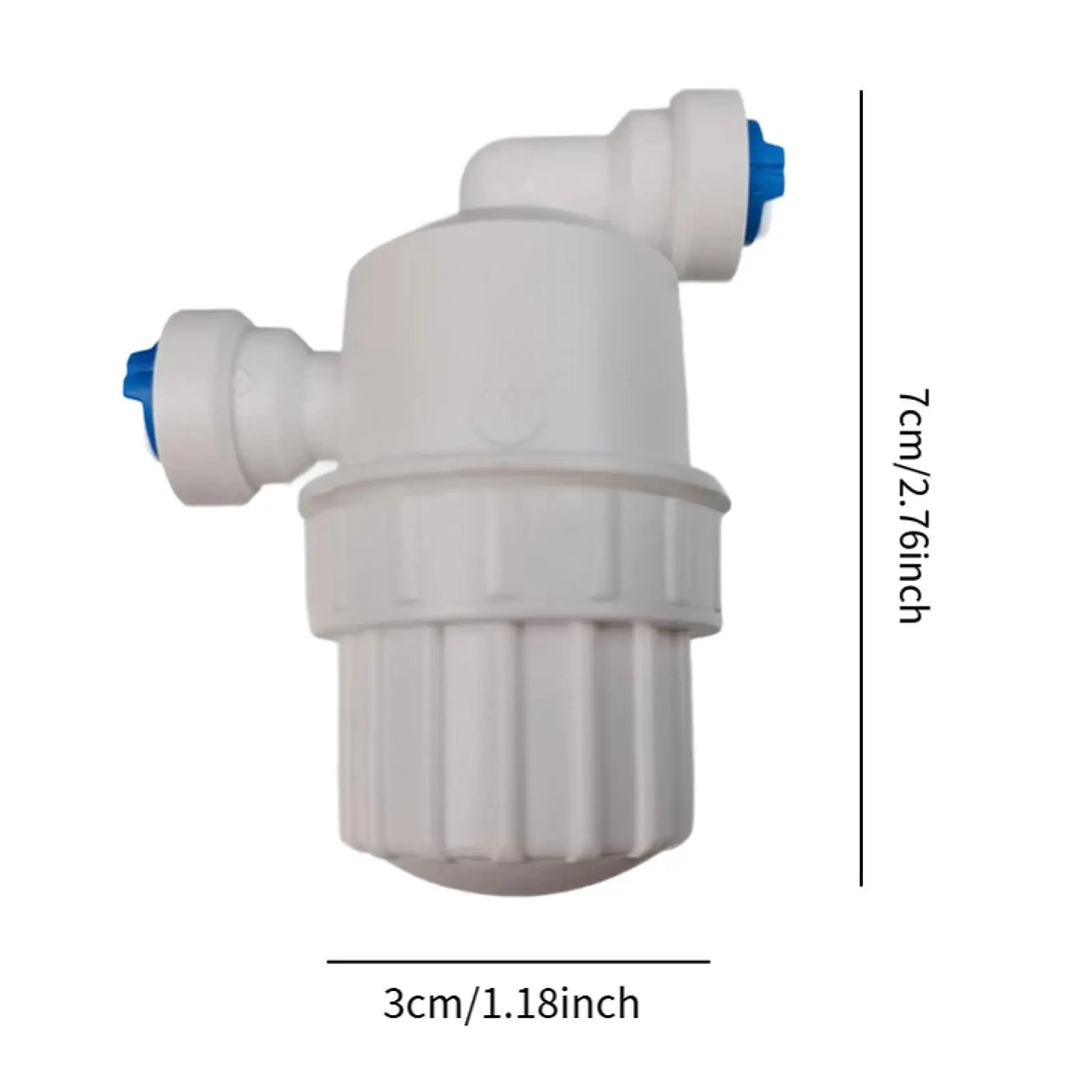 家庭用ガーデンウォーターフィルター内蔵ステンレスメッシュフィルター1/4インチクイックアクセス実用簡単設置2ウェイホース継手