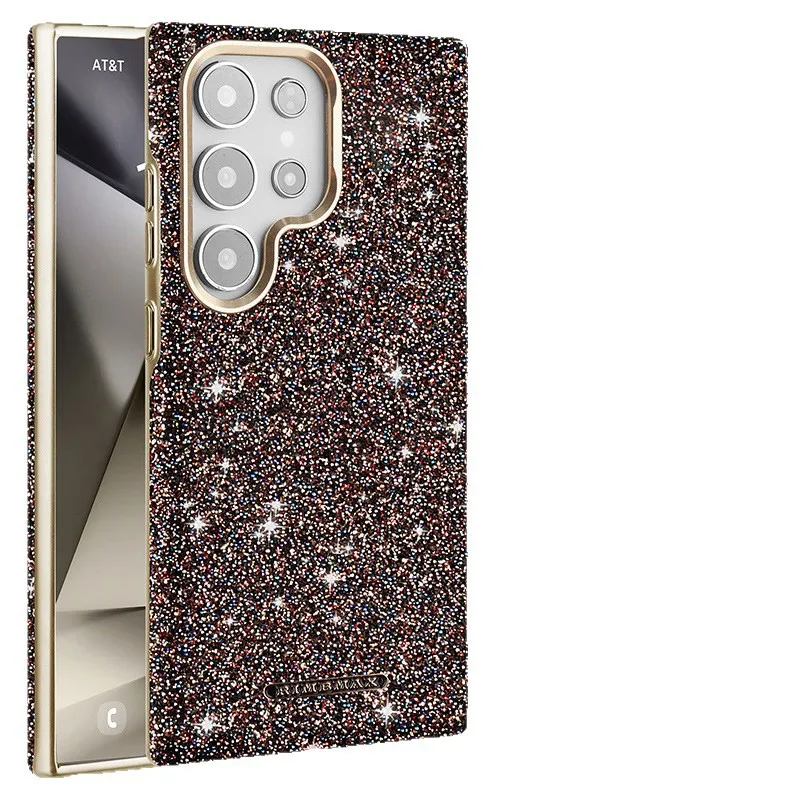 

case for Samsung S25 S24 S23 ultra new glitter magnetic protective case full coverage Anti-Fingerprint Anti-Scratch Shock Proof