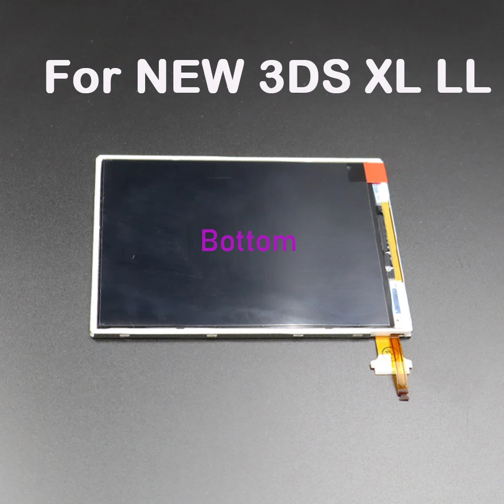 شاشة عرض LCD علوية وسفلية لـ 3DS الجديدة 3DS XL LL مع محول الأرقام بشاشة تعمل بلمس زجاج عرض لوحة اللمس