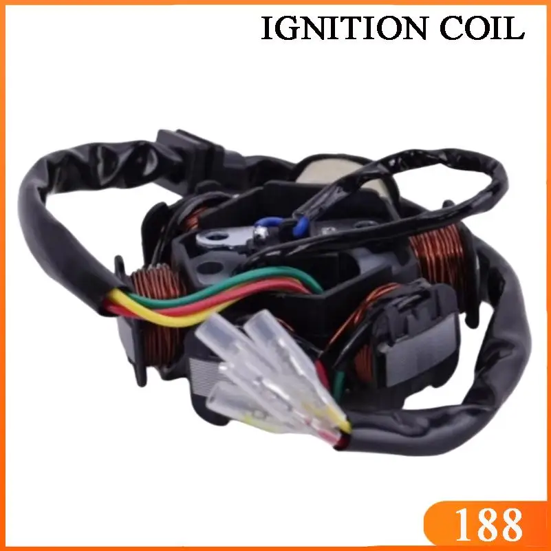 6 Poles 5 Wires Half-wave Ignition Magneto Stator For Gy6 50cc 70cc 90cc 110cc 125cc ATV Quad Pocket Bike