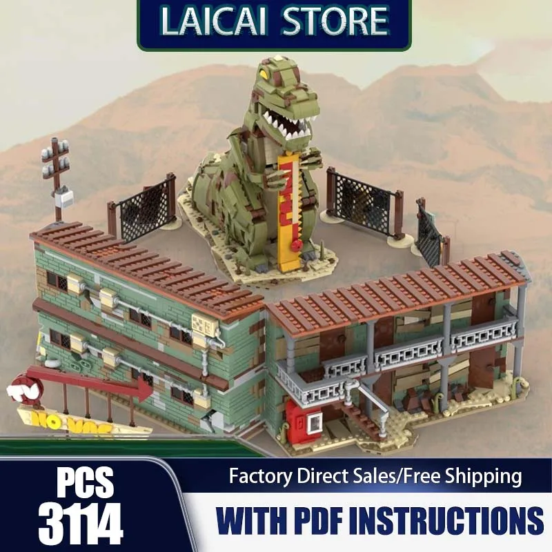 

Модель City Street View Moc, строительные кирпичи, модель моллера, технология, модульные блоки, подарки, рождественские игрушки, наборы «сделай сам», сборка