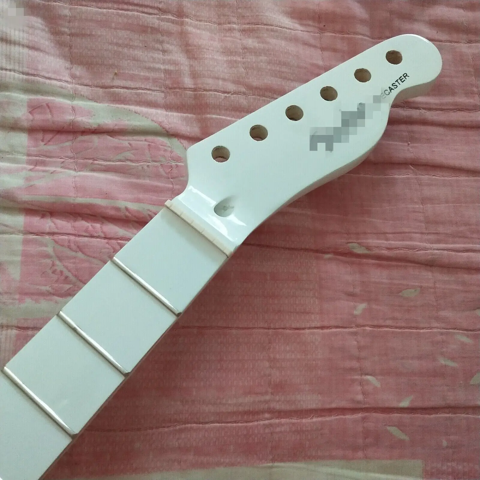 Gloss Maple Guitar neck 22 Fret 25.5 inches Maple Fretboard White Parts