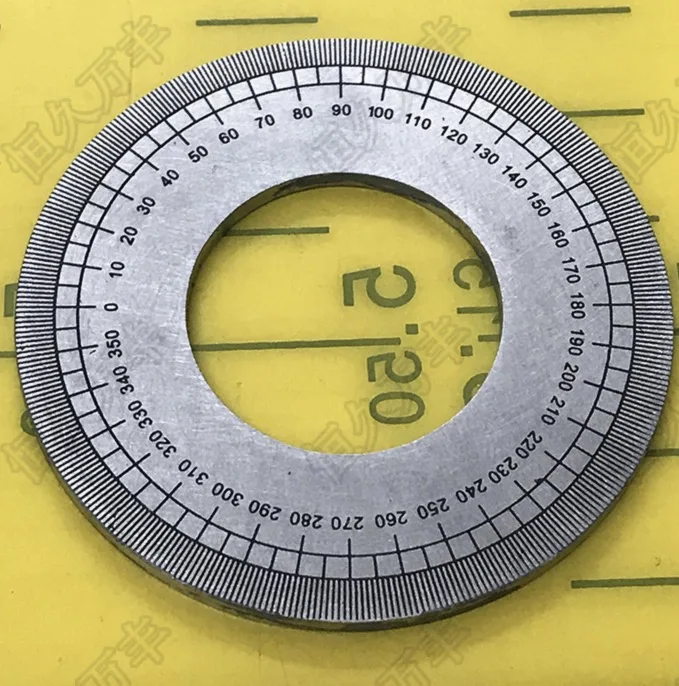 Diameter:50mm  thickness:2mm 360 degree Dial plate