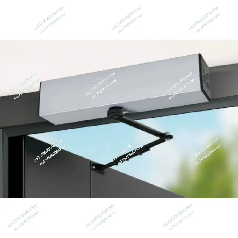 Remote Control 90° Curved Arm Electric Door Closer, Waterproof Motor For Iron/Fire/Security/Courtyard Side-Mounted Door Opener