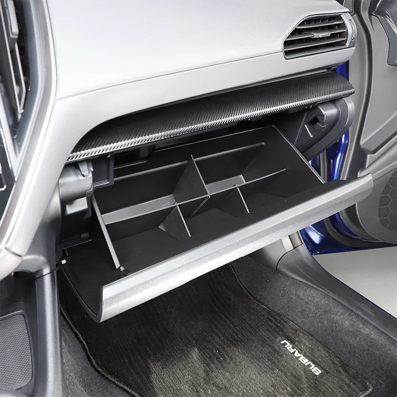 4Pcs ABS Glove Box Divider Organizer Set for Subaru WRX VB 2022-2026 Levorg VN 2022-2026 Interior Storage Accessories