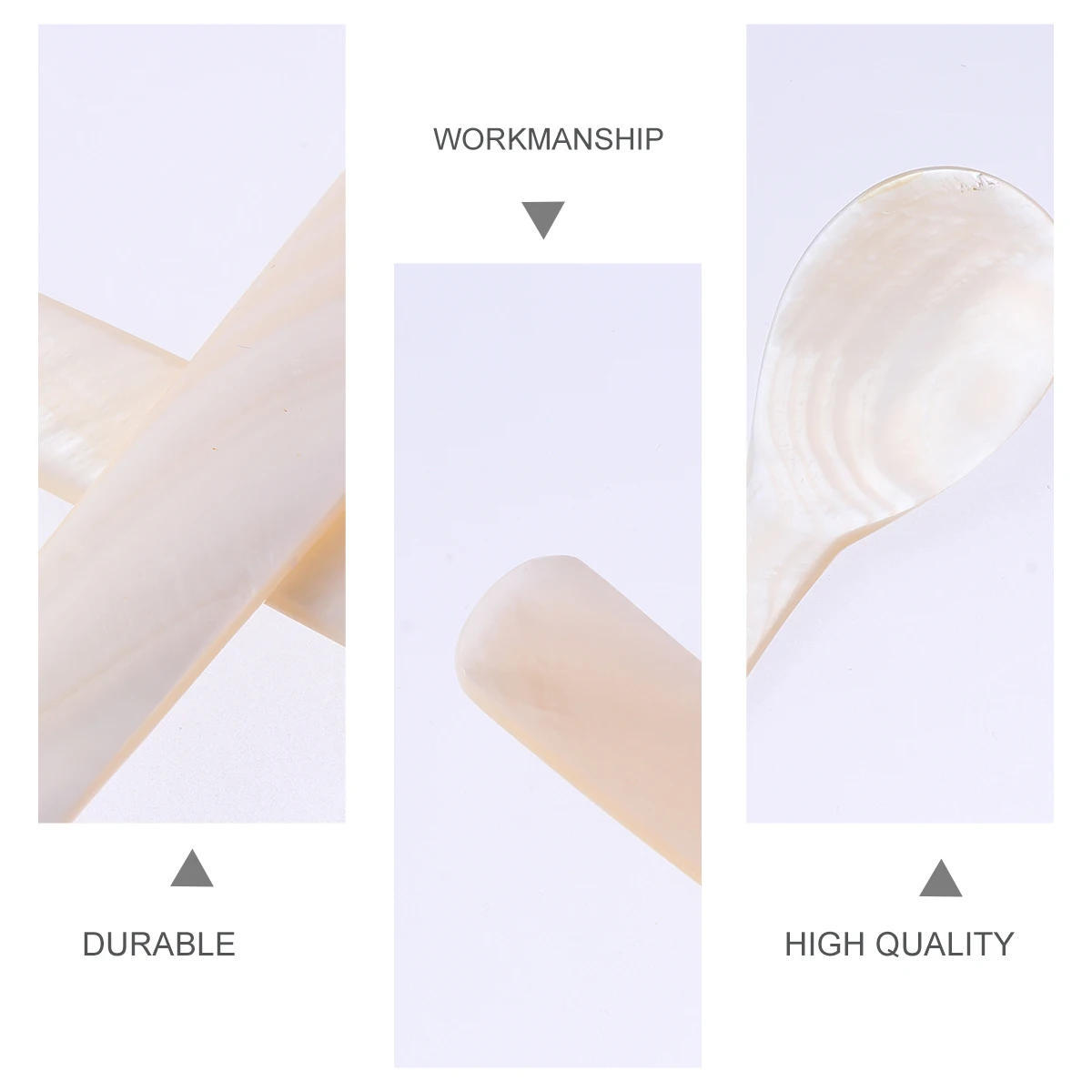 

2pcs Coffee Spoon Shell Design Premium Kitchen Spoon For Cake Dessert Smooth Comfortable Spoonware Home Office Coffee