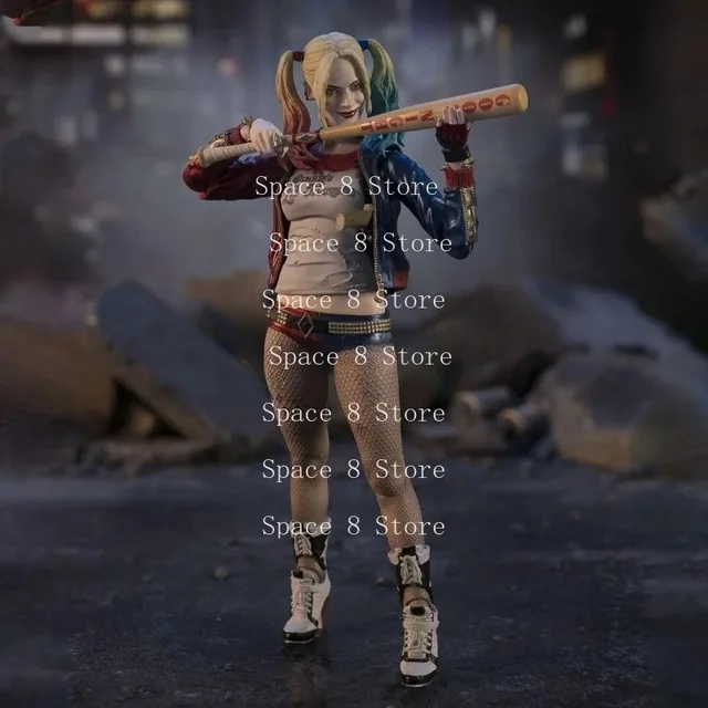SHF Harley Quinn Action Figure PVC Collection 15cm Suicide Squad Harleen Quinzel Clown's Girl Movable Figurine Model Toys Gifts 5 SHF Harley Quinn Action Figure PVC Collection 15cm Suicide Squad Harleen Quinzel Clown's Girl Movable Figurine Model Toys Gifts 5
