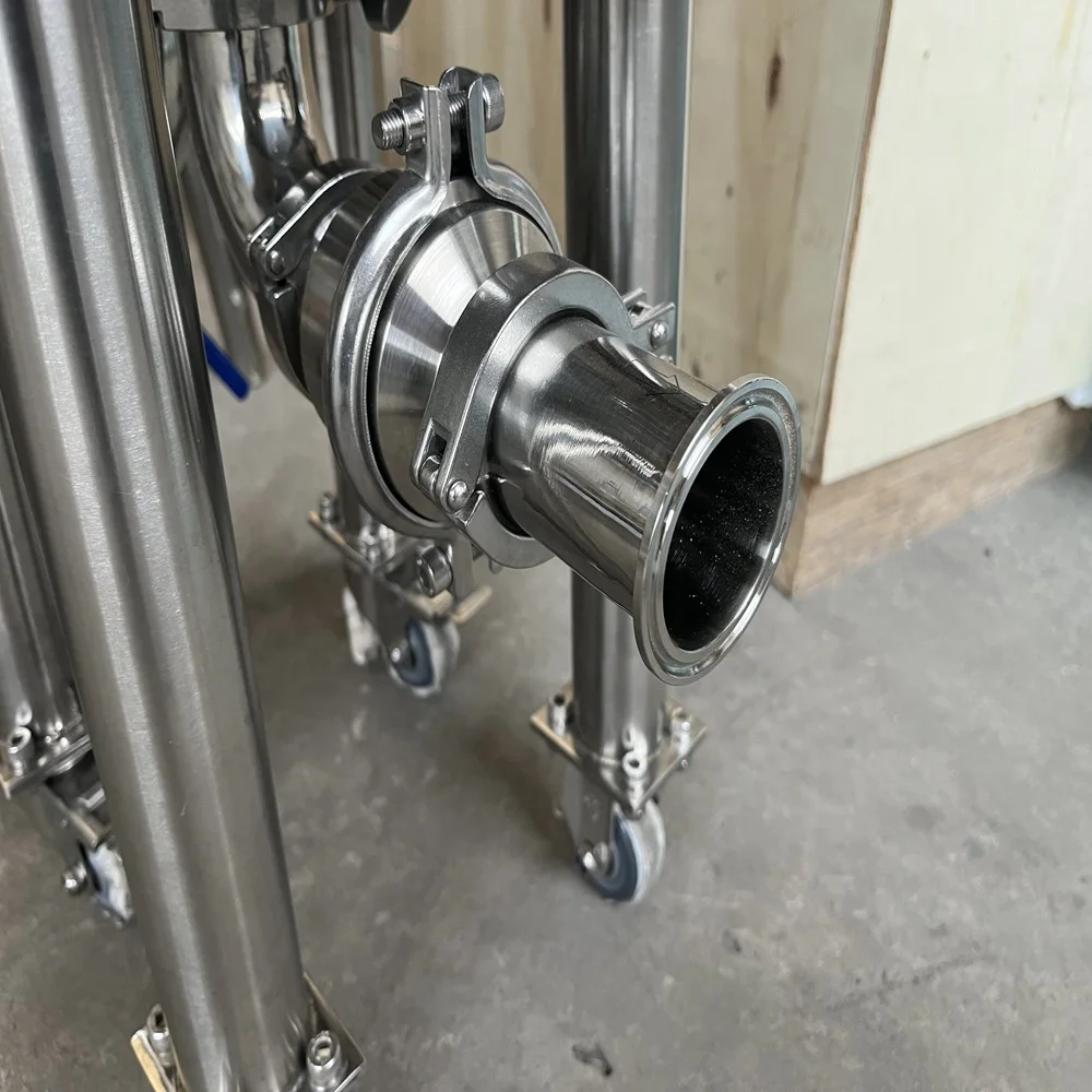 Sanitary 304/316 Stainless Steel Multi-Core Cartridge Liquid Filter 0.1-100m Filtration High Capacity For Wine Juice Water view 4