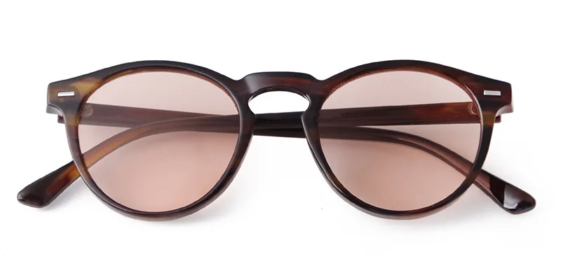Vintage Mode Runde Sonnenbrille für Damen und Herren 2024 Markendesign Retro Nieten Gelbe Blaue Gläser Eckige Sonnenbrillen Unisex – Detail 37
